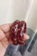 Rose preserved Wide Bangles