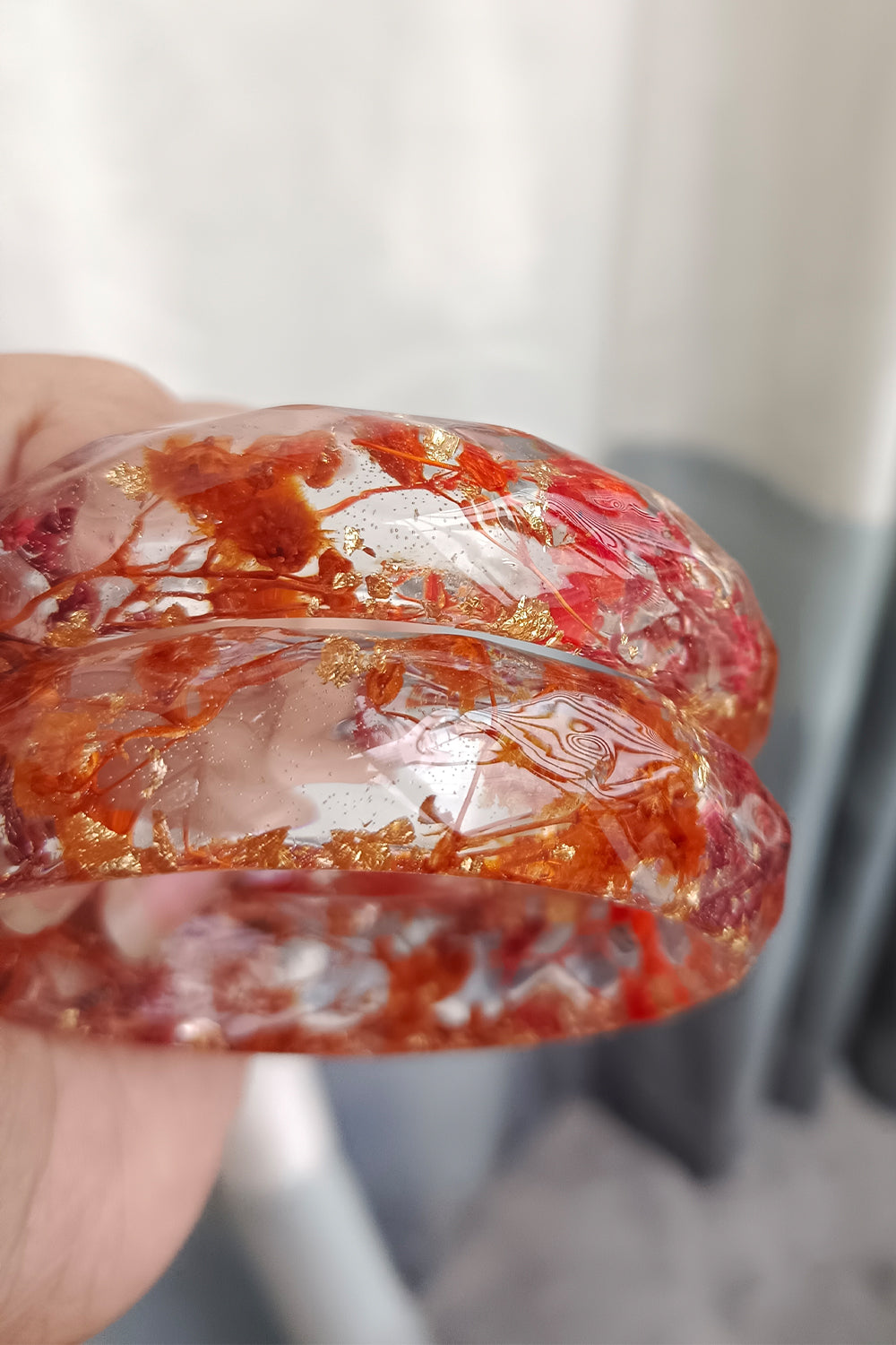 Gul-e-Narangi- Orangy Baby Breath Bangles