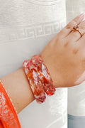 Gul-e-Narangi- Orangy Baby Breath Bangles